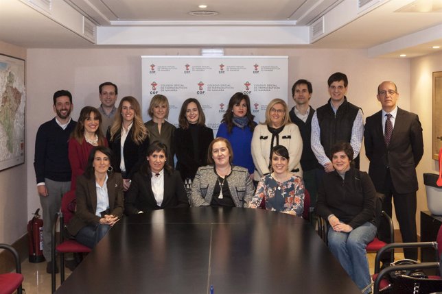 Nueva Junta del Colegio Oficial de Farmacéuticos de Navarra.