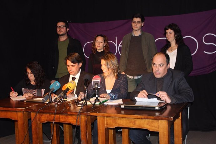 Presentación de la candidatura de Podemos