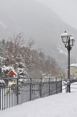 Nevada en el Pirineo oscense