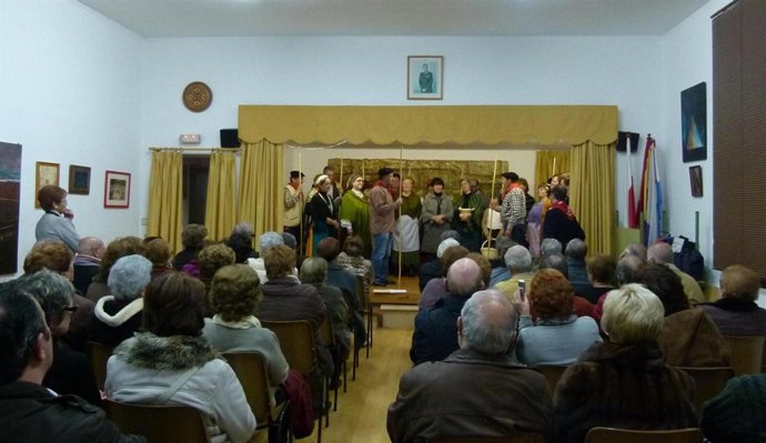 Marzas en el centro cultural de Hinojedo