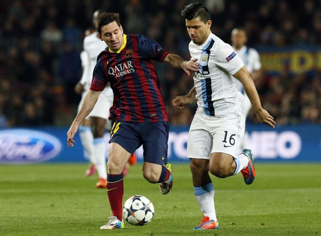Barcelona Leo Messi Manchester City Kun Agüero