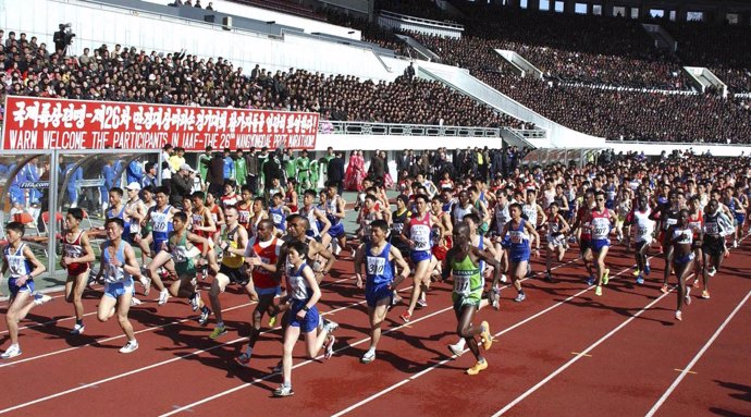 Maratón de Pyongyang en 2013