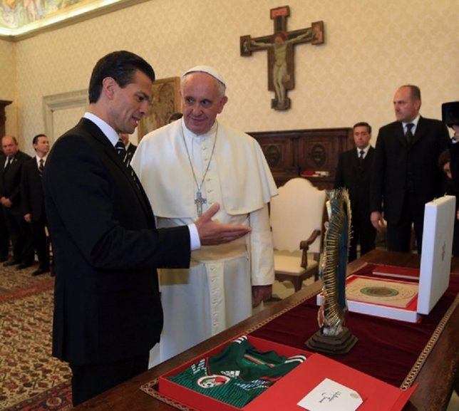 Peña Nieto con el Papa Francisco