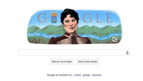 Doodle de Rosalía de Castro
