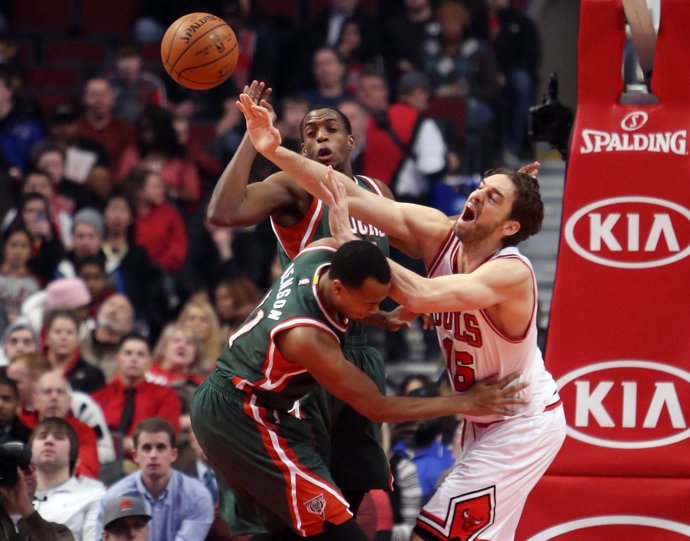 Pau Gasol en el Milwaukee Bucks - Chicago Bulls