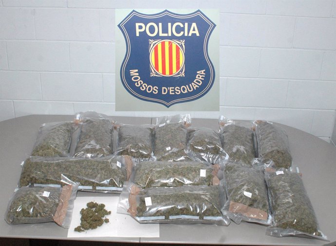 Tres detenidos por transportar 8 kilos de marihuana en su coche en La Jonquera