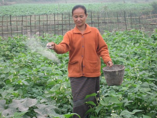 Mujer programa agrícola HKI