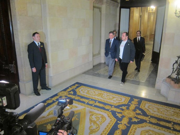 Jordi Pujol Ferrusola (hijo J.Pujol),diputado David Fernández (CUP)