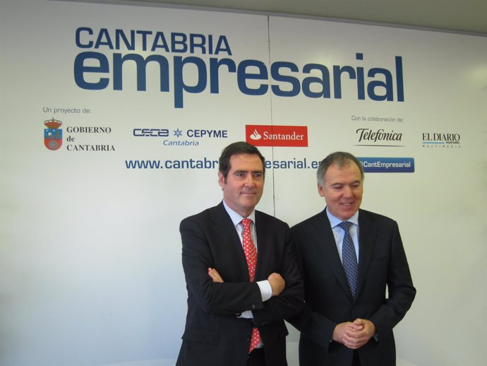 Antonio Garamendi y Lorenzo Vidal de la Peña 