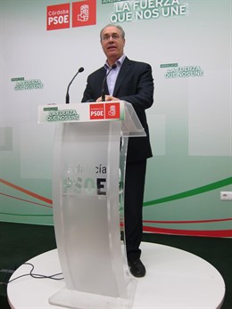 Durán en la sede del PSOE