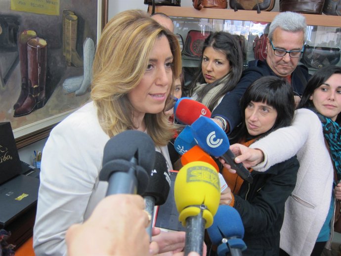 La presidenta de la Junta de Andalucía, Susana Díaz. 