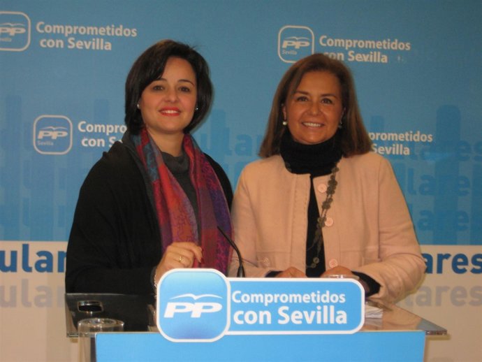 Virginia Pérez y Dolores Rodríguez