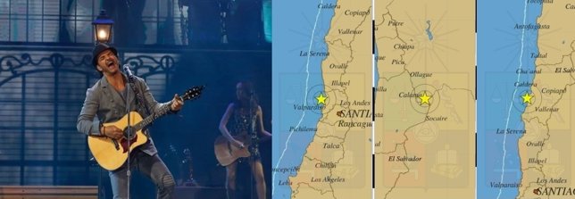 Arjona, blanco de bromas por sismo en Viña del Mar