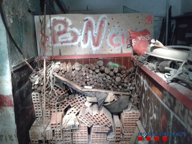 Destruido un arsenal de la Guerra Civil con 200 proyectiles en Girona