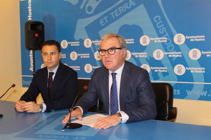 Los ediles Francisco Moro y Felipe Arias. 