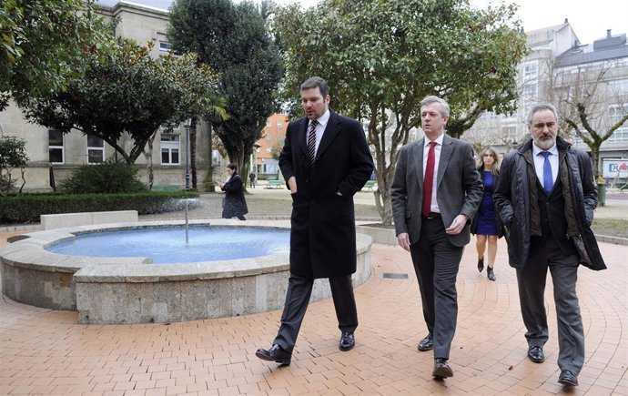 Fotos Da Visita De Alfonso Rueda A Estrada