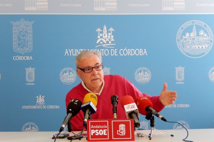 El portavoz del PSOE en el Ayuntamiento de Córdoba, Emilio Aumente