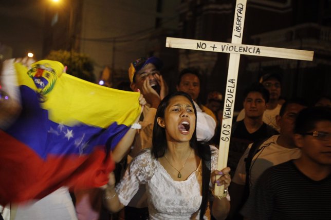 Protestas en Venezuela donde ha muerto un adolescente