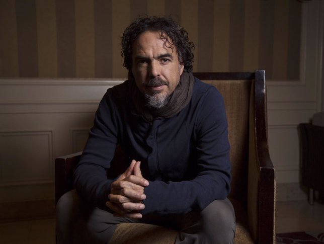 Mexican film director Gonzalez Inarritu poses for a portrait while promoting his
