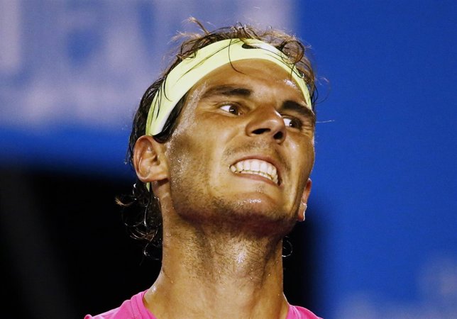 Rafa Nadal durante su partido ante Tim Smyczek en el Abierto de Australia