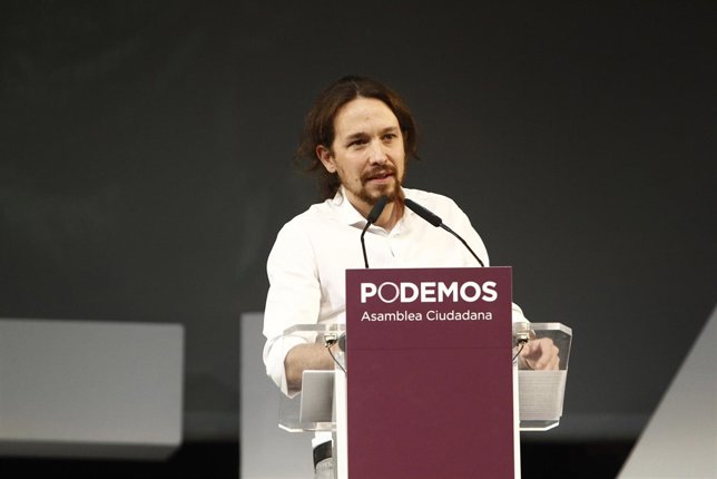 Pablo Iglesias, secretario general de Podemos