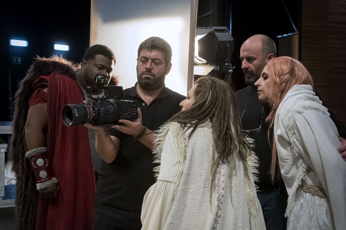 Ensayo de la Ópera Norma, coproducida por les Arts, el Real de Madrid y ABAO