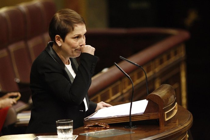 La diputada de Geroa Bai en el Congreso, Uxue Barkos