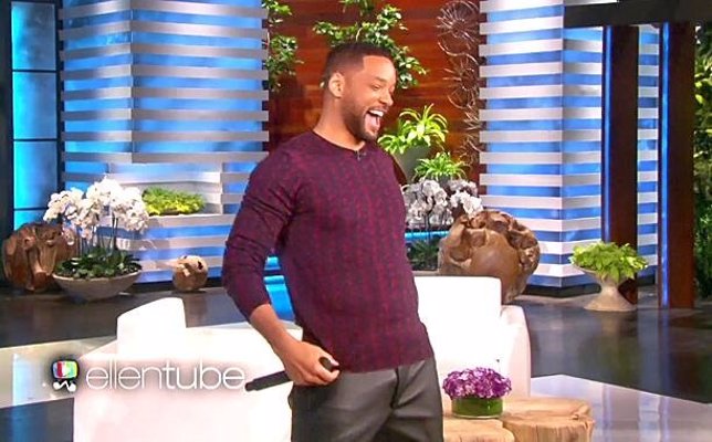 Will Smith en el programa de Ellen DeGeneres