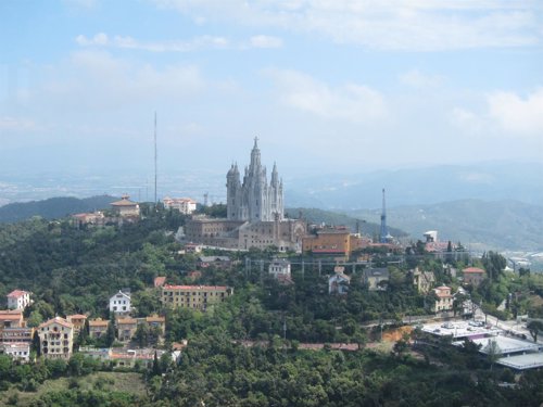 El Tibidabo De Barcelona, En La Sierra De Collserola