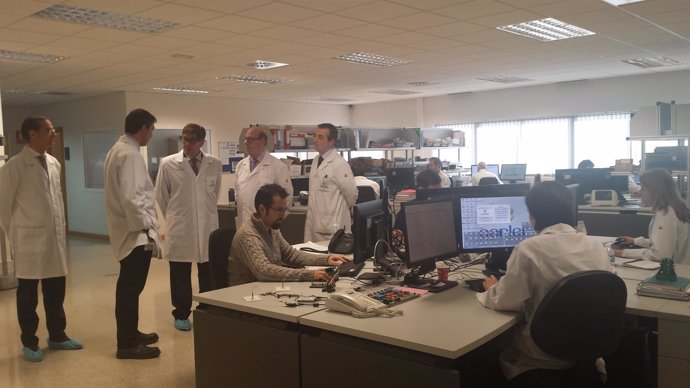 Visita de Arturo Aliaga a Cerler Global Electronics en La Muela (Zaragoza)