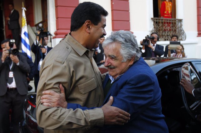 Nicolás Maduro y José Mujica