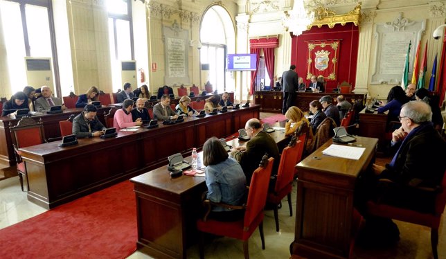 Pleno Ayuntamiento de Málaga para elegir mesas electorales 22M