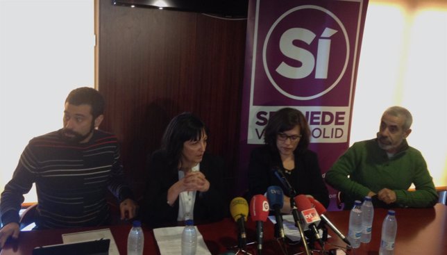 Representantes de Podemos y Ganemos presentan 'Sí se Puede Valladolid'