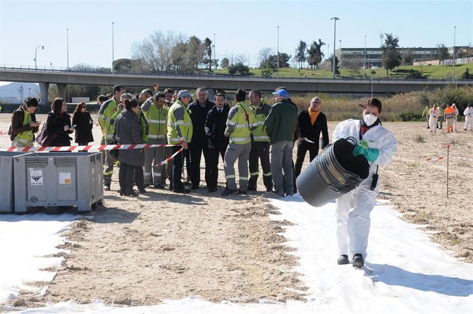 Momento del simulacro