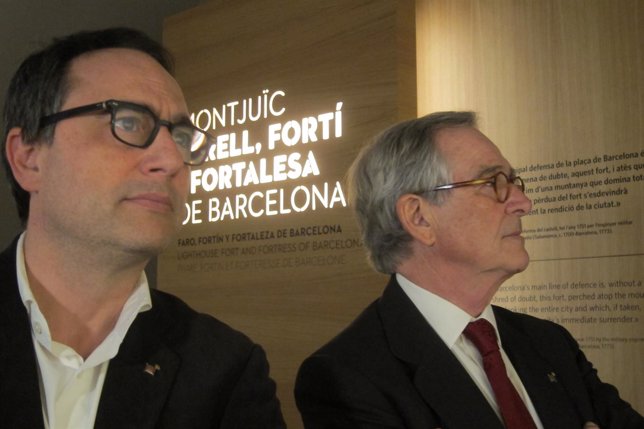 El alcalde Xavier Trias y el teniente de alcalde Jaume Ciurana