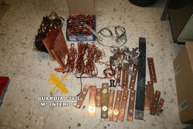 Cobre guardia civil robo grupo banda