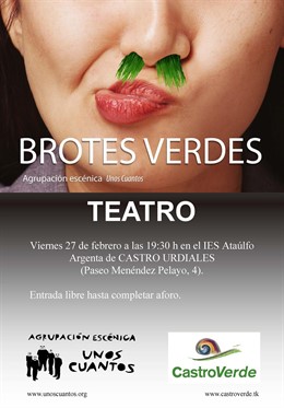 Cartel de la obra 'Brotes verdes'