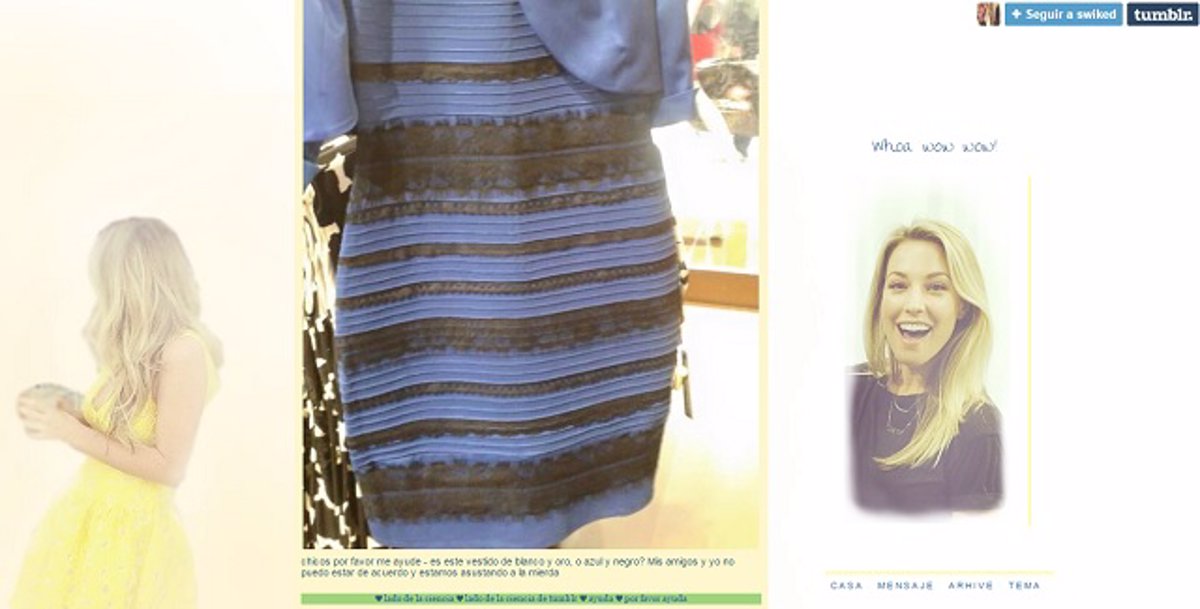 De qué color es este vestido? Explicación de por qué es blanco y dorado o  negro y azul