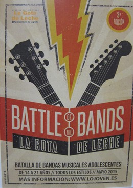 Cartel de la 'Batalla de bandas' 2015