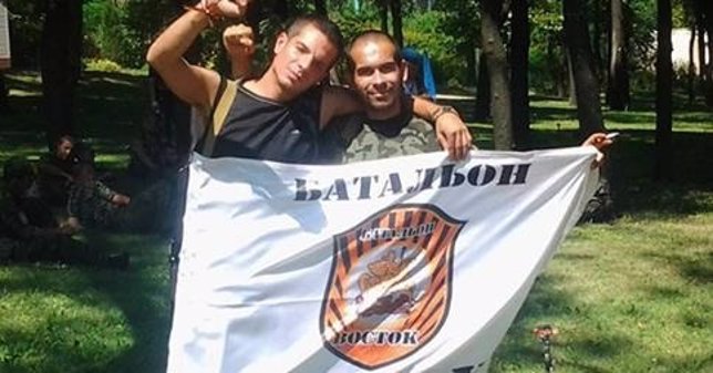 Rafa y Ángel militantes españoles en las brigadas internacionales contra Ucrania