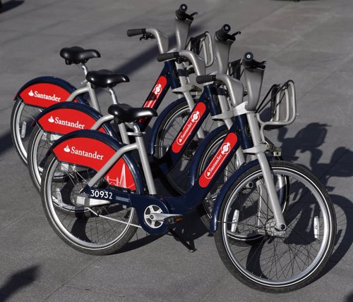El Banco Santander patrocina las bicicletas de Londres