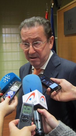 El consejero de Justicia e Interior de la Junta de Andalucía, Emilio de Llera