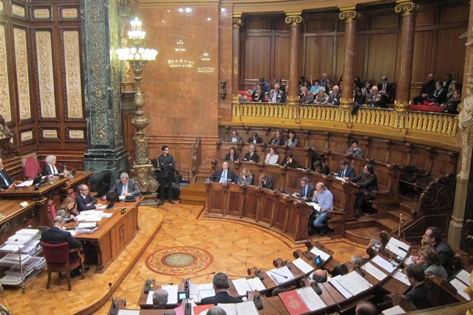 Pleno del Ayuntamiento de Barcelona