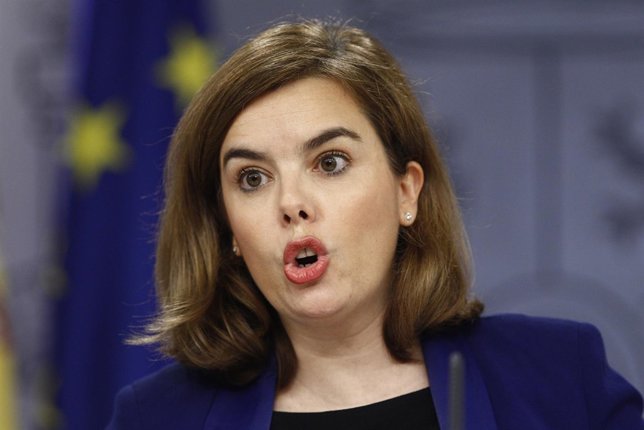 Santamaría tras el Consejo de Ministros