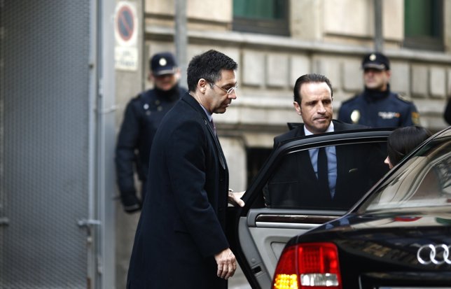 Josep María Bartomeu llega a la Audiencia Nacional