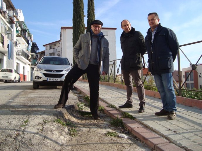 Manuel Fernández, en la calle Cancio Uribe