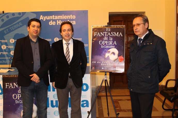 Rueda de prensa de la presentación de 'El fantasma de la ópera'. 
