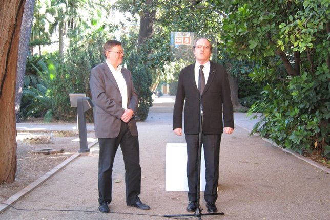 Puig y Gabilondo en el Jardín Botánico de Valencia