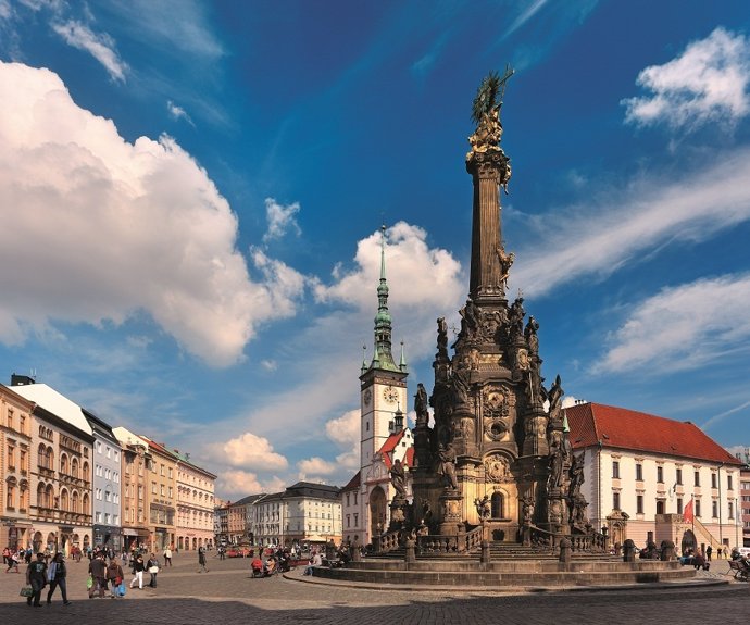 Ciudad de Olomouc en la República Checa