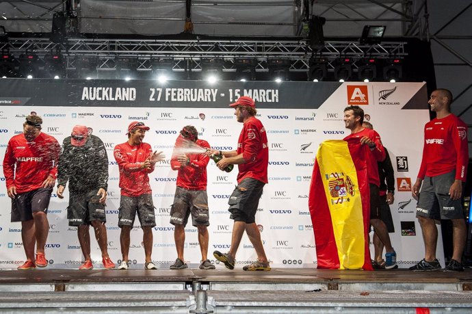 Volvo Ocean Race VOR MAPFRE victoria cuarta etapa Auckland
